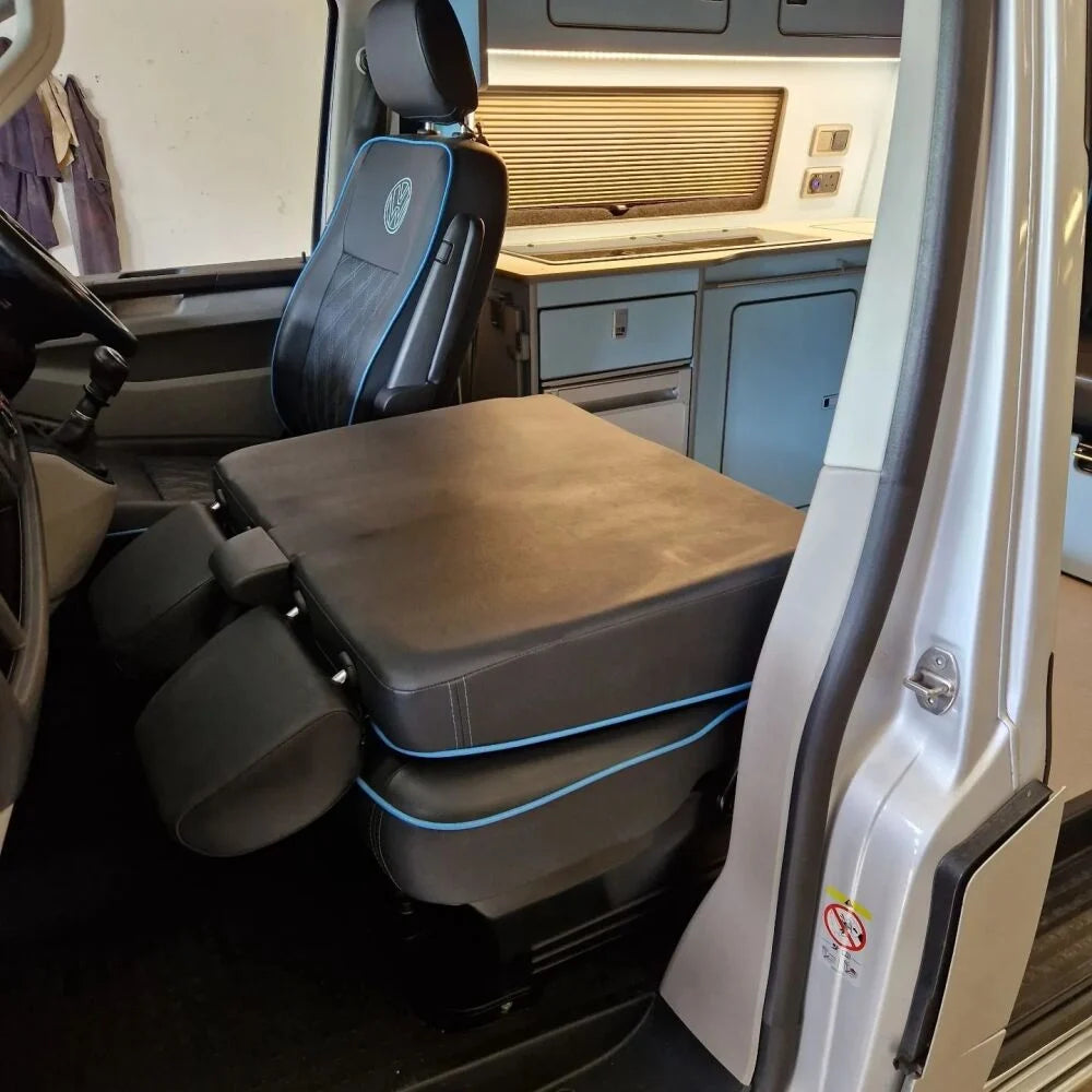 Vw Transporter T5 T6 Double Passenger Seat Folding Bracket Vankraft – Product Image