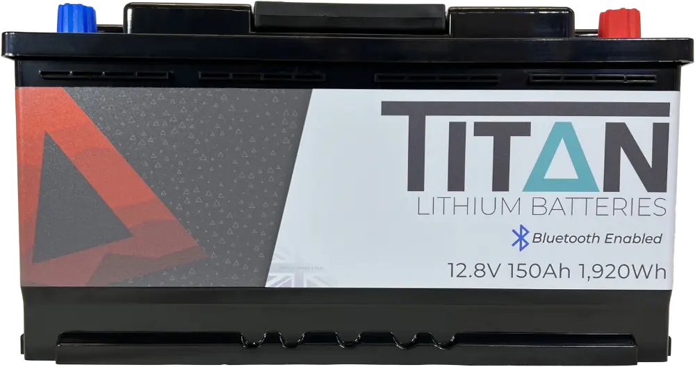 Titan 12v lithium iron phosphate (LiFePO₄) leisure battery 150Ah