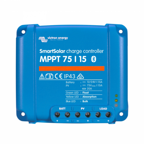 Victron Energy 75/15 SmartSolar MPPT Charge Controller/Regulator (15A) – Product Image