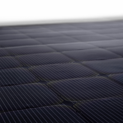 240W Flexible Cigs Solar Panel With Self Adhesive Backing 2001 X 1000Mm – Product Image