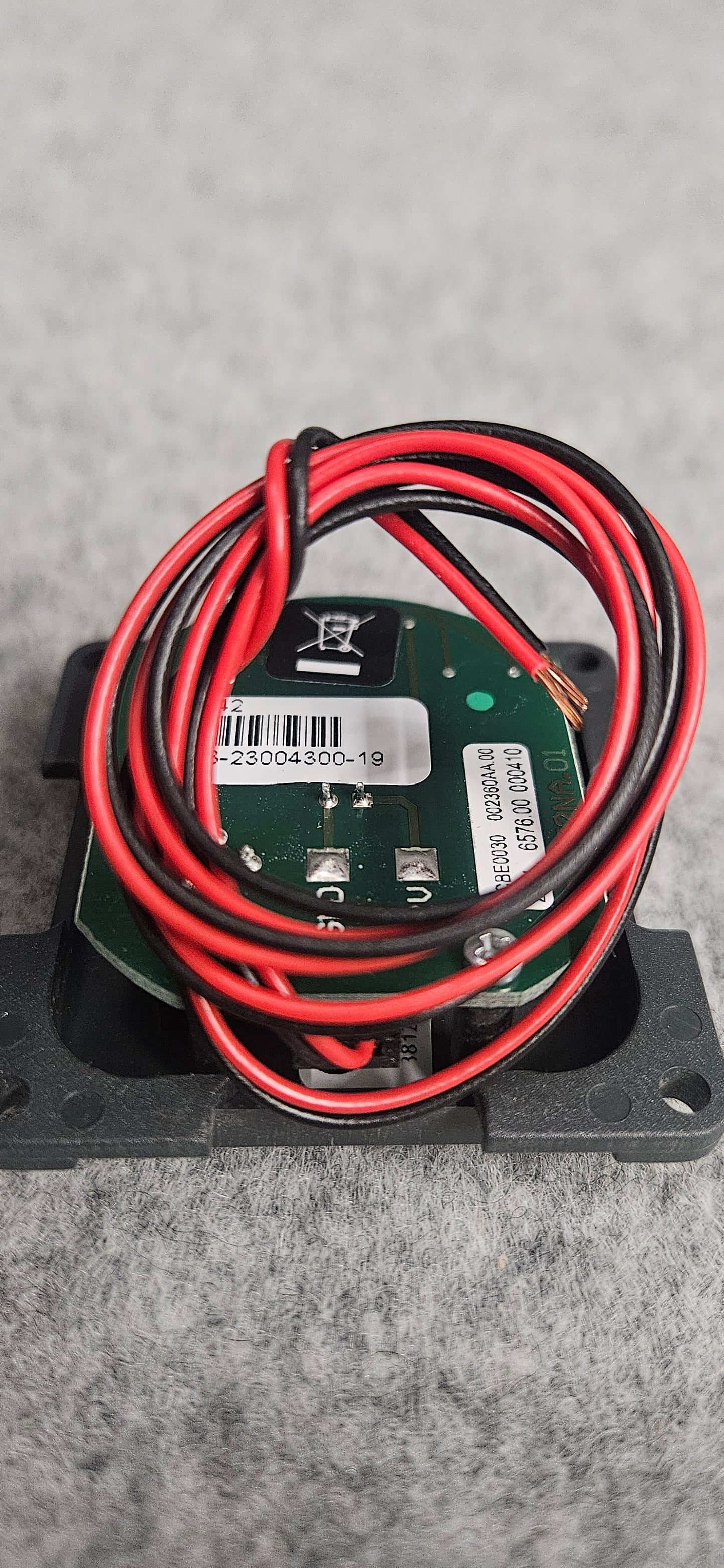 CBE dark grey battery test meter gauge