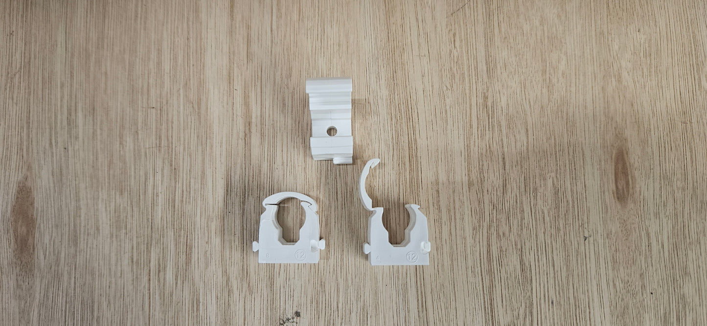 John Guest 12mm tube pipe clip (for LDPE tube)