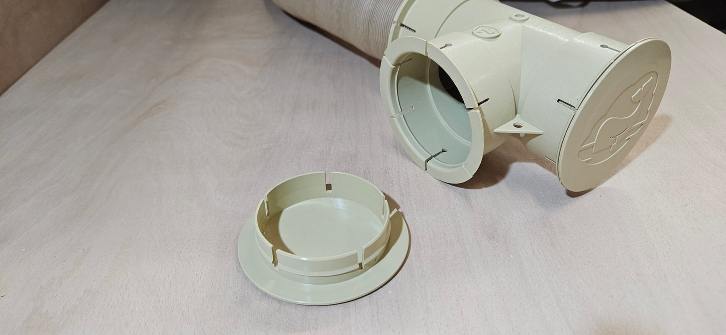 65mm heater duct end cap fitting