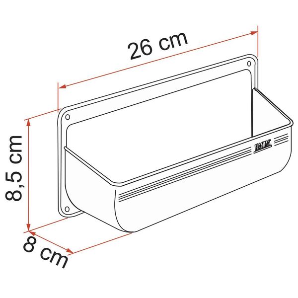 Fiamma Storage Pocket M White – Product Image