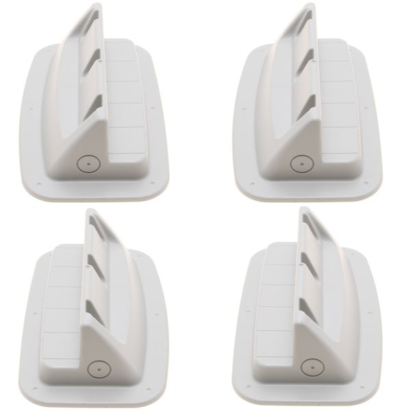 Abs Solar Panel Holder Mounts X 4 White – Product Image