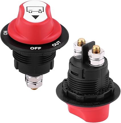 12V 150A isolator kill switch with key