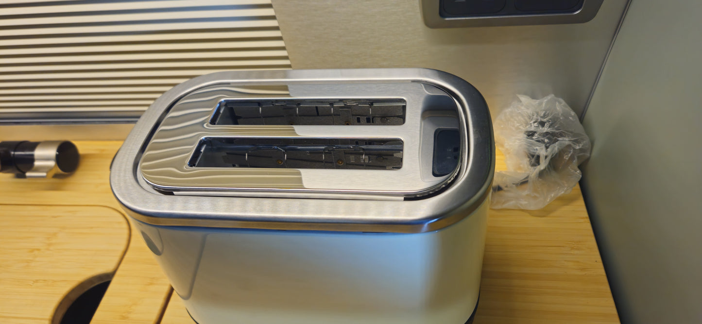 Low Wattage 2 Slice Toaster Cream – Product Image