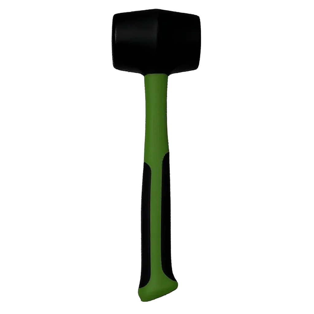 Quest rubber camping mallet/hammer 16oz