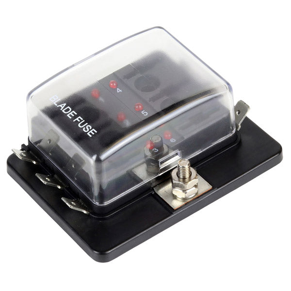 6 Way Blade Type Fuse Holder With Led Indicator – Product Image