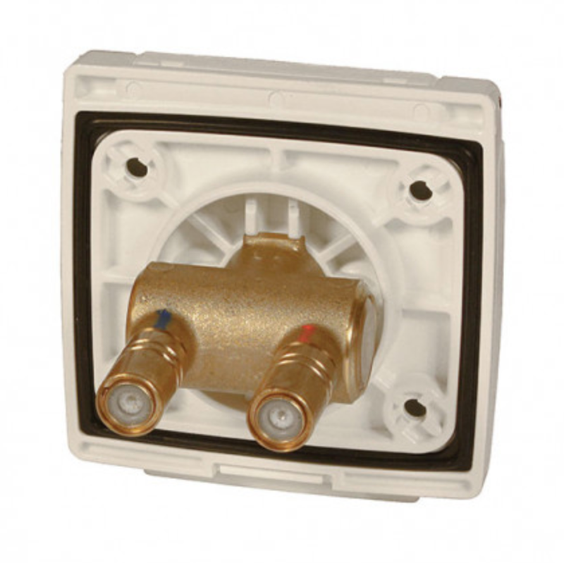 Bullfinch External Shower Point Black – Back View