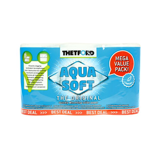 Thetford Aquasoft Toilet Rolls (Pack of 6) – Product Image