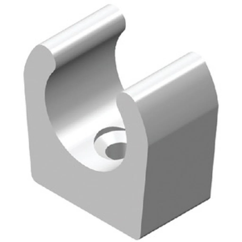 Whale mounting clip 12mm White – Product Image