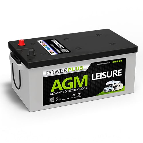 12v Power Plus AGM leisure battery 230Ah