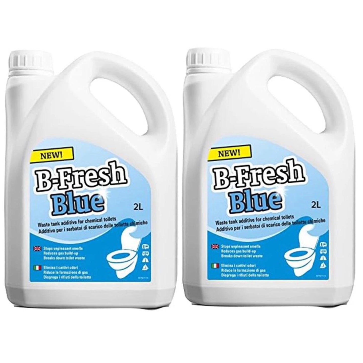 Thetford B-Fresh Blue toilet fluid Twin pack (4L total)