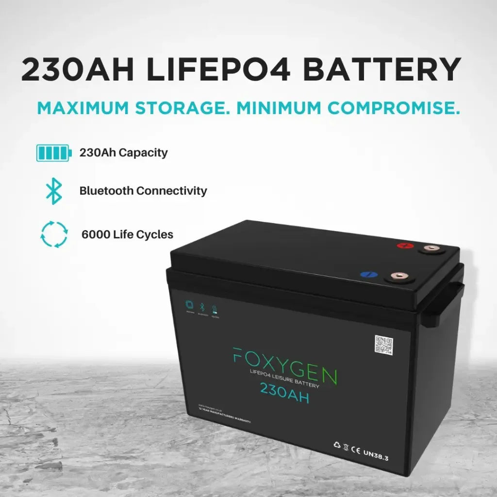 Foxygen 230Ah lithium battery with Bluetooth & heating