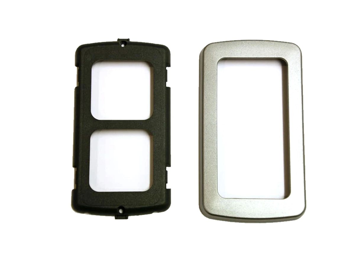 CBE flatline silver surround frame DOUBLE – Product Image