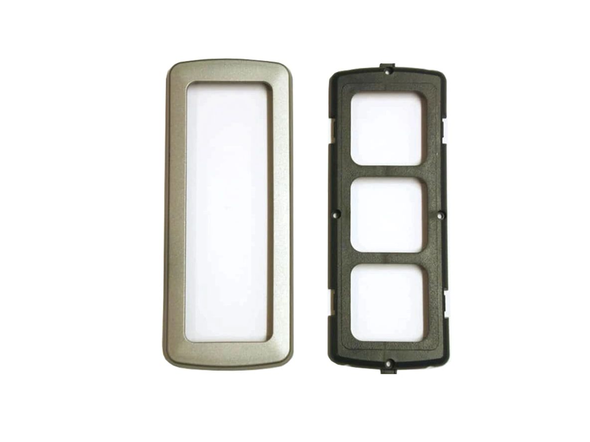 CBE flatline silver surround frame TRIPLE – Product Image