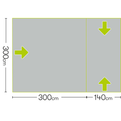 Kestral Air Beam Drive Away Tailgate Awning Fits T5 T6 – Product Image