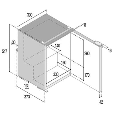 Vitrifrigo C39I 39L Compressor Fridge – Product Image