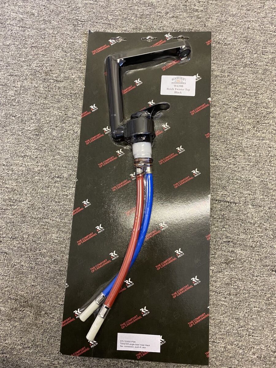 Reich Twister Mixer Tap Black – Product Image