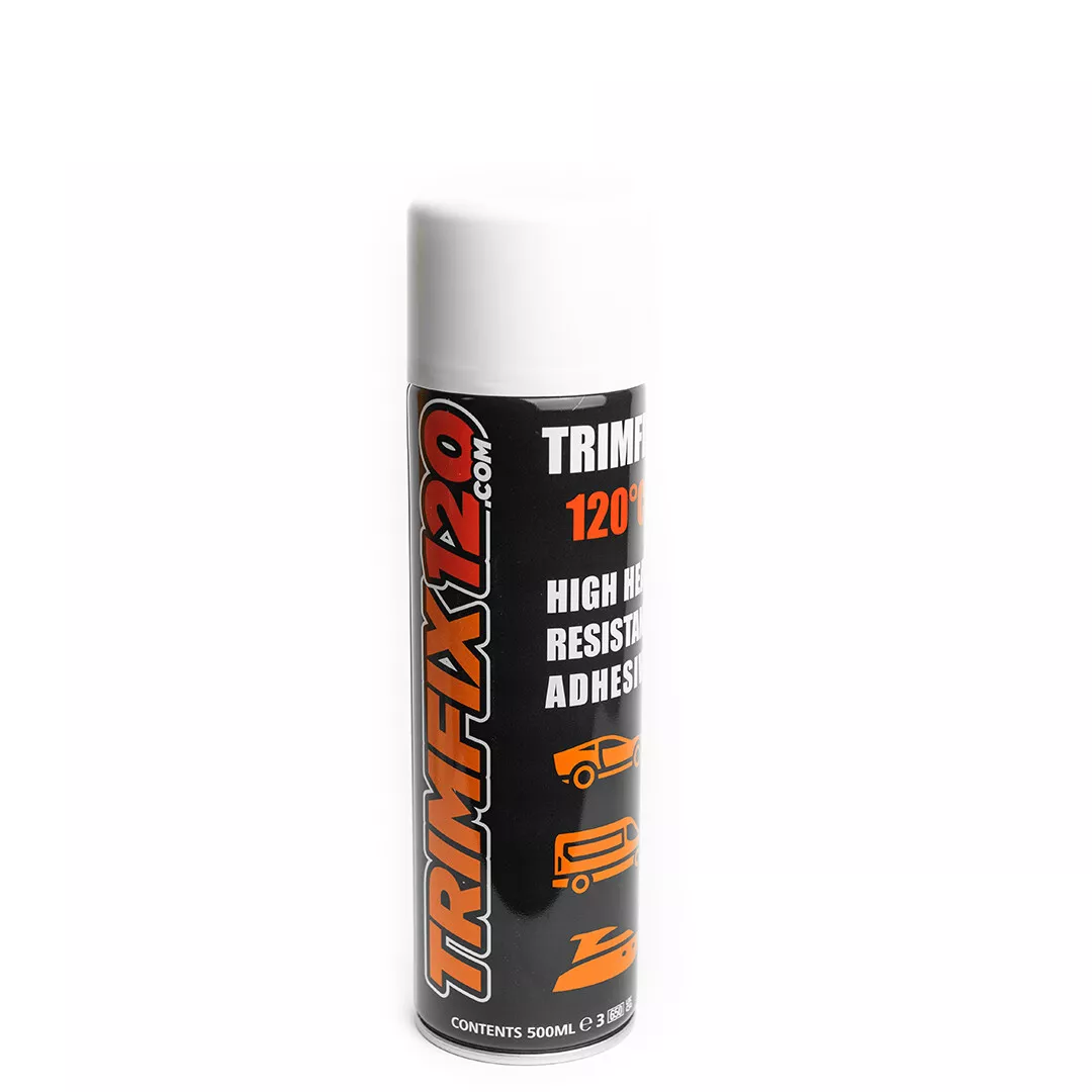 Trimfix 120 degree spray glue adhesive aerosol can (500ml) – Product Image