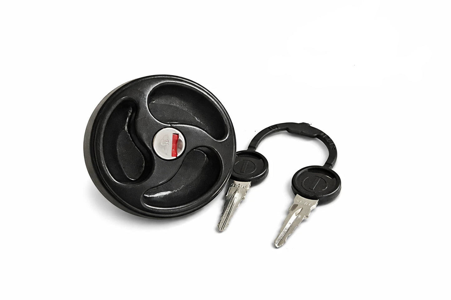Zadi replacement locking cap + 2 keys for fresh water tank filler (Black)