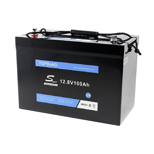 12v Topband S Series lithium iron phosphate (LiFePO₄) leisure battery 100Ah