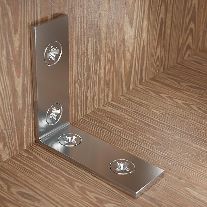 Zinc Plated Steel Corner Brackets 40 X 40Mm – Product Image