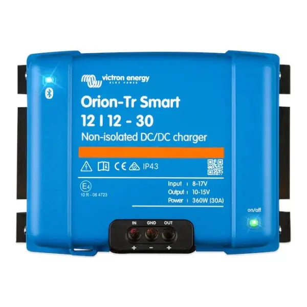Victron Energy Orion-Tr Smart 12/12 30A (360W) Non-Isolated DC-DC Charger – Product Image