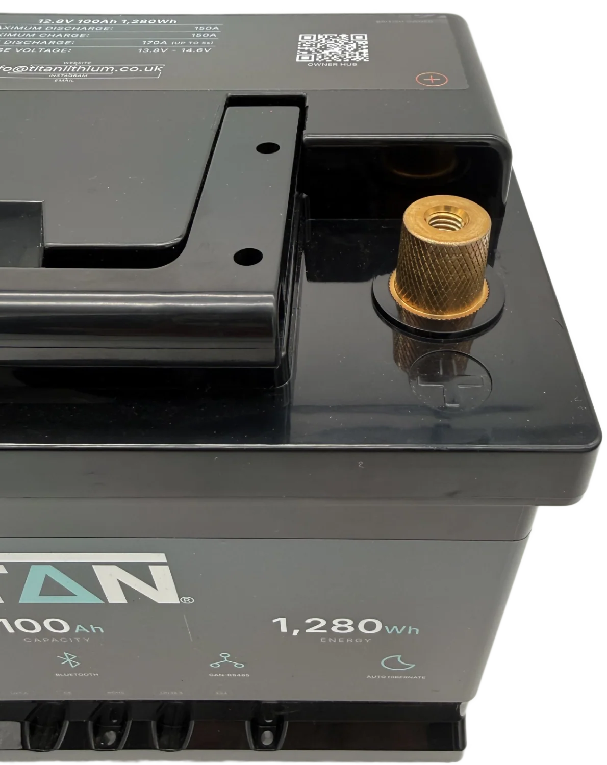 Titan 12v lithium iron phosphate (LiFePO₄) leisure battery 100Ah