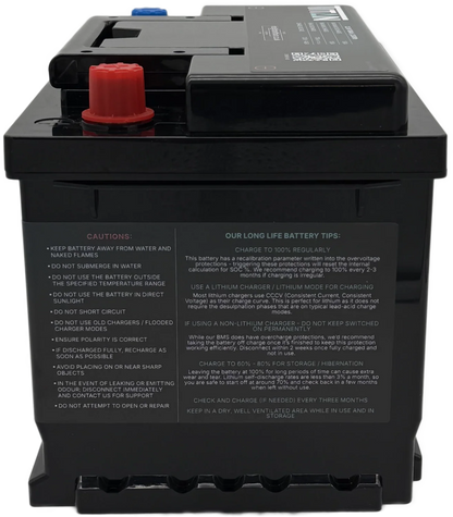 Titan 12v lithium iron phosphate (LiFePO₄) leisure battery 100Ah