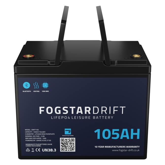 Fogstar Drift 105Ah LiFePO4 (lithium) leisure battery