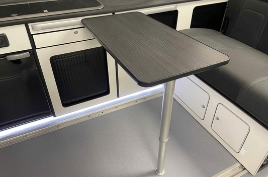 Table top 800x400mm kit with leg and rail