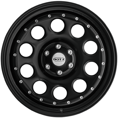 VW T5 / T6 Dotz - Modular Beadlock swamper 7.0x17 alloy wheels (Gloss Black)