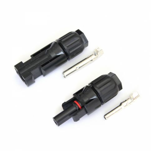 MC4 male/female connectors for solar panels