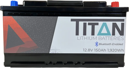 Titan 12v lithium iron phosphate (LiFePO₄) leisure battery 150Ah