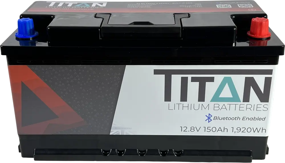 Titan 12v lithium iron phosphate (LiFePO₄) leisure battery 150Ah