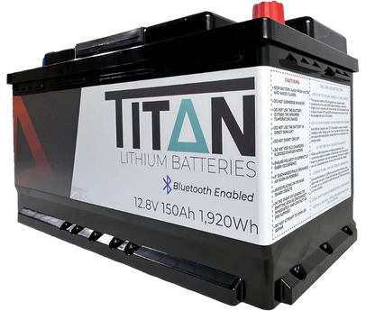 Titan 12v lithium iron phosphate (LiFePO₄) leisure battery 150Ah