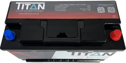 Titan 12v lithium iron phosphate (LiFePO₄) leisure battery 150Ah