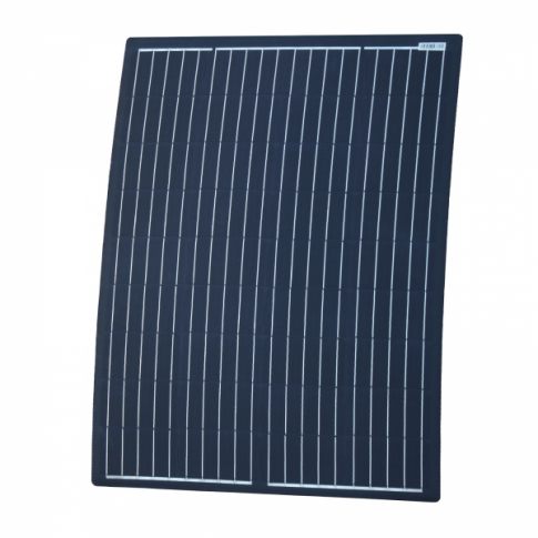 100w flexible solar panel with rear junction box (840x 665mm)