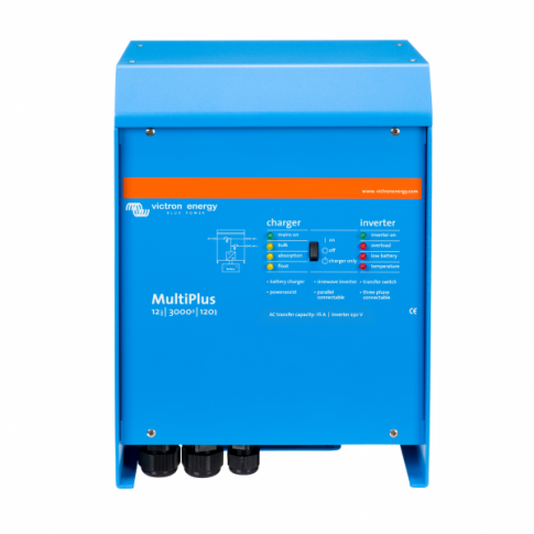 Victron Energy 12/3000/120-16 MultiPlus (120A battery charger + 3000VA inverter)