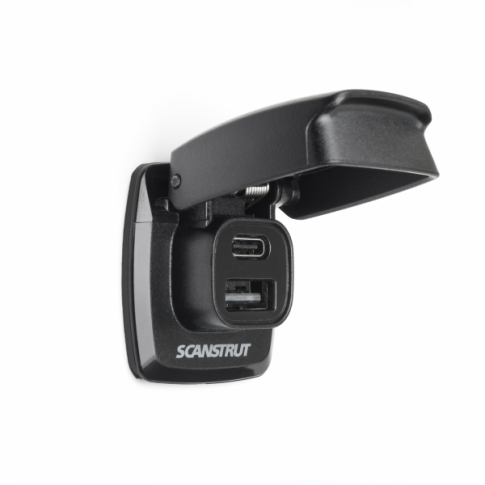 Scanstrut SC-USB-F1 Flip Pro dual USB-A & USB-C charging socket