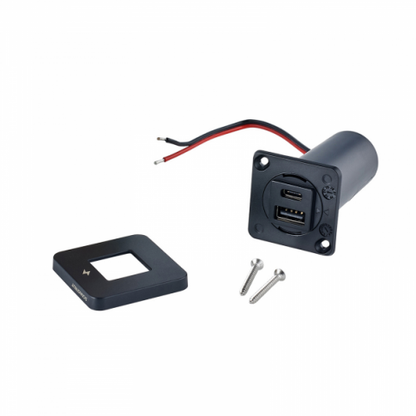 Scanstrut USB-A and USB-C charging socket (Black)