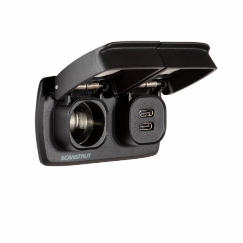 Scanstrut Flip Pro Multi dual USB-C and 12V power socket
