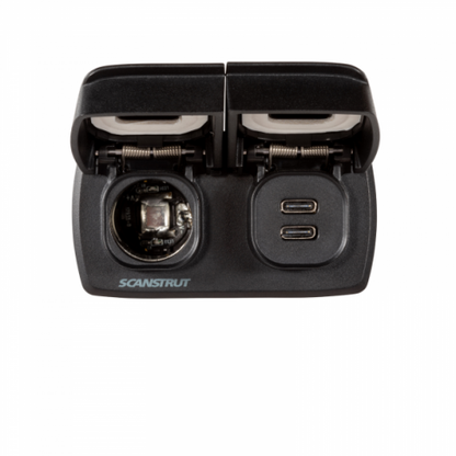 Scanstrut Flip Pro Multi dual USB-C and 12V power socket