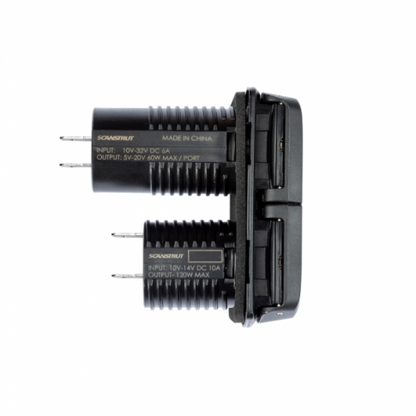 Scanstrut Flip Pro Multi dual USB-C and 12V power socket