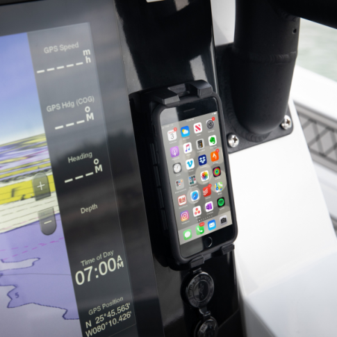 Scanstrut Active 15W waterproof wireless phone charger mount