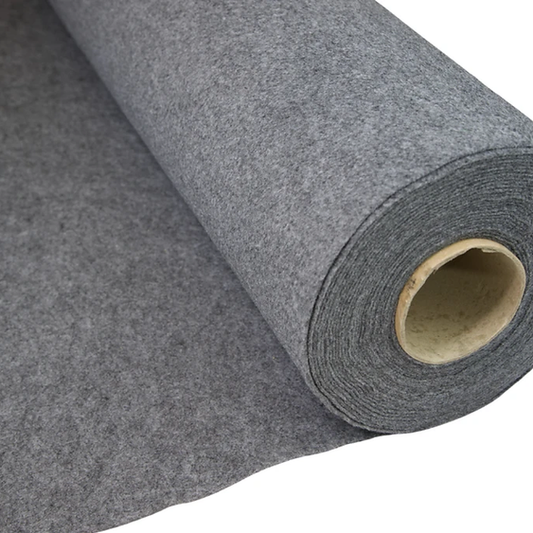 Smoke 4 way stretch van carpet lining