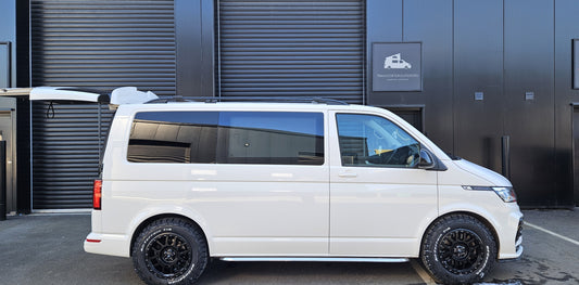 Camperglass window fitting service for LWB VW Transporter T5 T5.1 T6 & T6.1