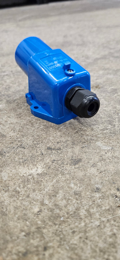 230V 16A Angled Mains Inlet Socket – Product Image